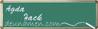 Agda Hack Visitenkarte